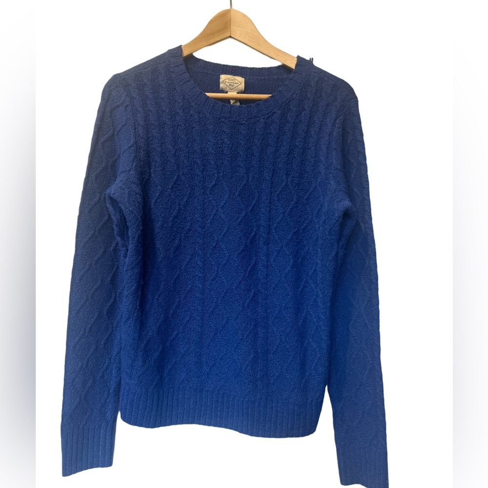 Blue St. John’s Bay Cable Knit Women’s Sweater Small